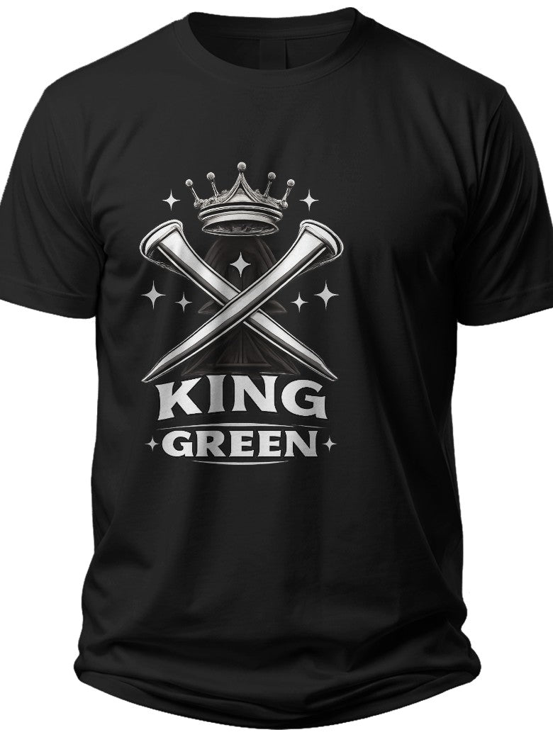 King of the Green Golf Matching Golf Shirts for Dad and Son - Adult Unisex Tee