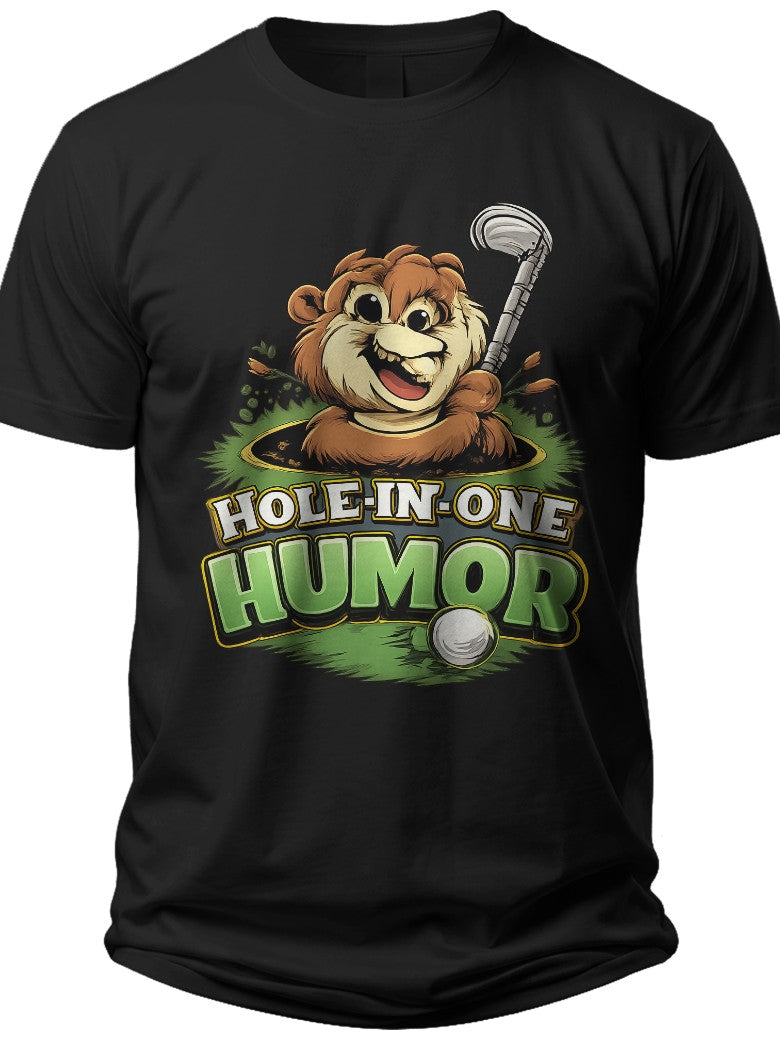 Golf Gopher Fun Matching Golf Shirts for Dad and Son - Adult Unisex Tee