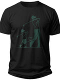 Dad Son Golf Silhouette Matching Golf Shirts for Dad and Son - Adult Unisex Tee