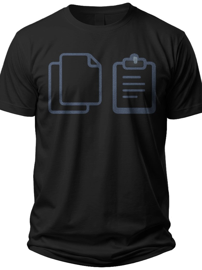 Copy Paste Icons Father Son Shirts - Adult Unisex Tee