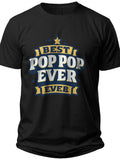 Best Pop Pop Ever Star Pop Pop Shirt - Adult Unisex Tee