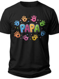 Papa's Little Hands Papa Shirts for Grandpa - Adult Unisex Tee