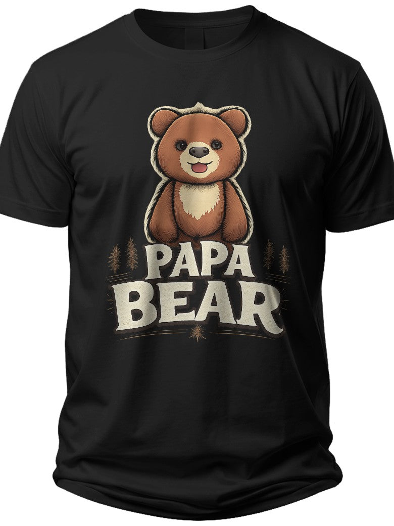 Papa Bear Hug Papa Shirts for Grandpa - Adult Unisex Tee