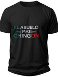 Mexican Flag Grandpa El Abuelo Mas Chingon Shirt - Adult Unisex Tee