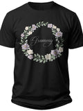 Grammy Floral Wreath Grammy Shirts for Women - Adult Unisex Tee