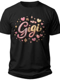 Gigi Hugs Kisses Grandma Shirt - Adult Unisex Tee