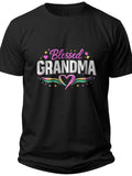 Blessed Grandma Heart Grandma Shirt - Adult Unisex Tee