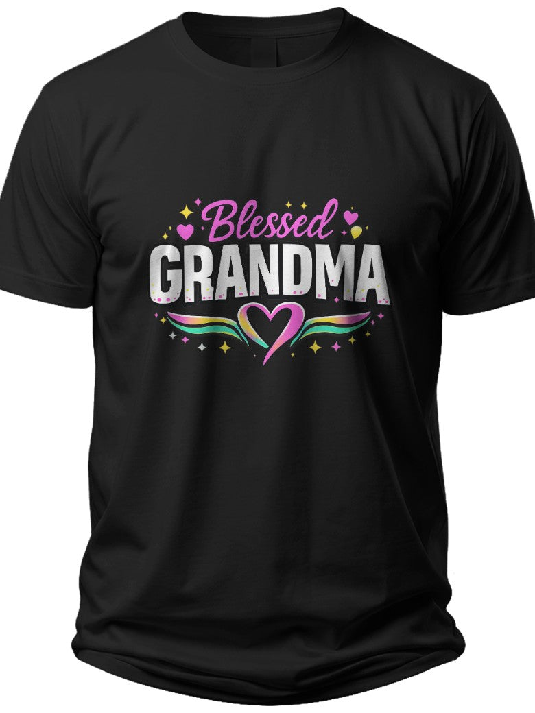 Blessed Grandma Heart Grandma Shirt - Adult Unisex Tee
