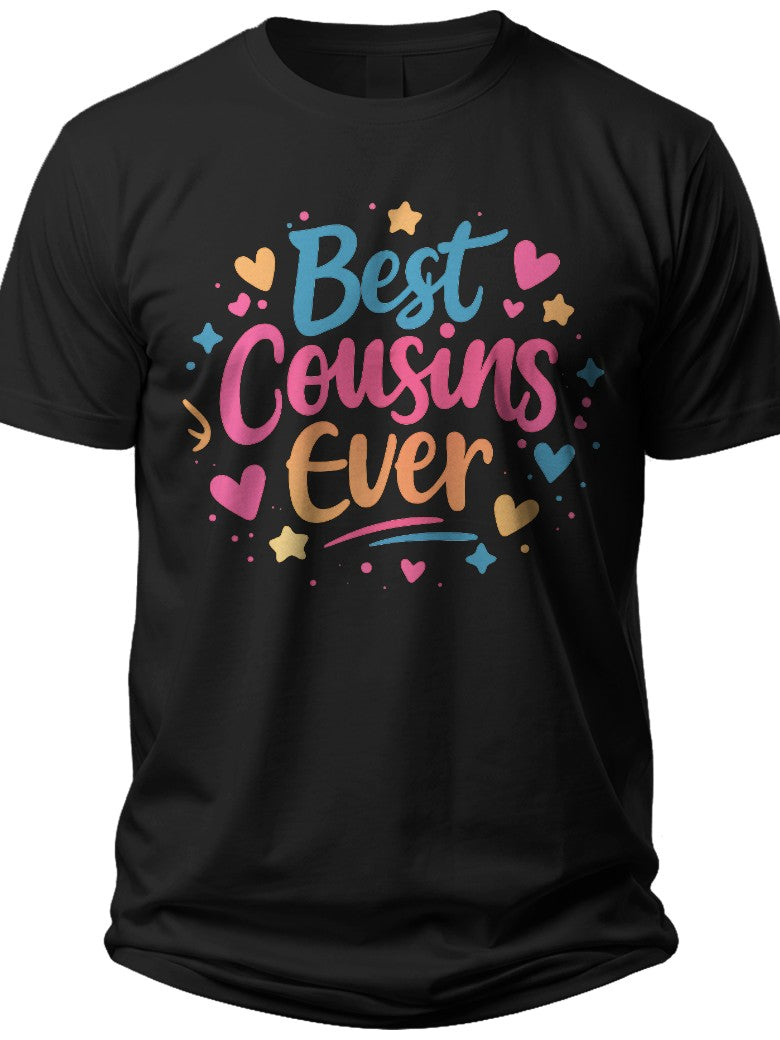 Best Cousins Ever With Stars Cousin Crew Shirts - Adult Unisex Tee