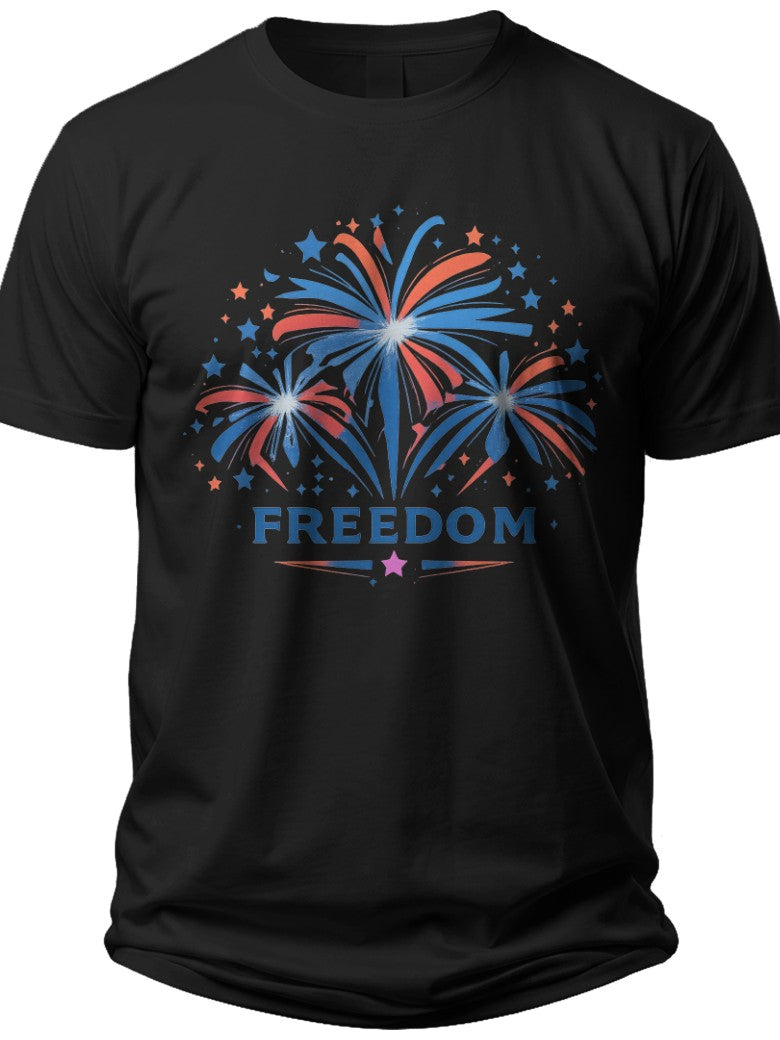 Burst of Freedom Usa Tshirt Men - Adult Unisex Tee