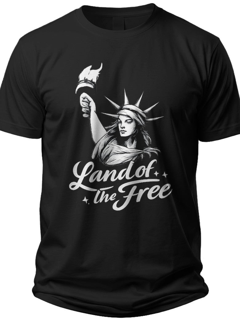 Lady Liberty Free Women Usa Shirt - Adult Unisex Tee