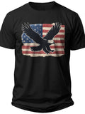 Vintage Eagle Flag American Flag Shirt Men - Adult Unisex Tee
