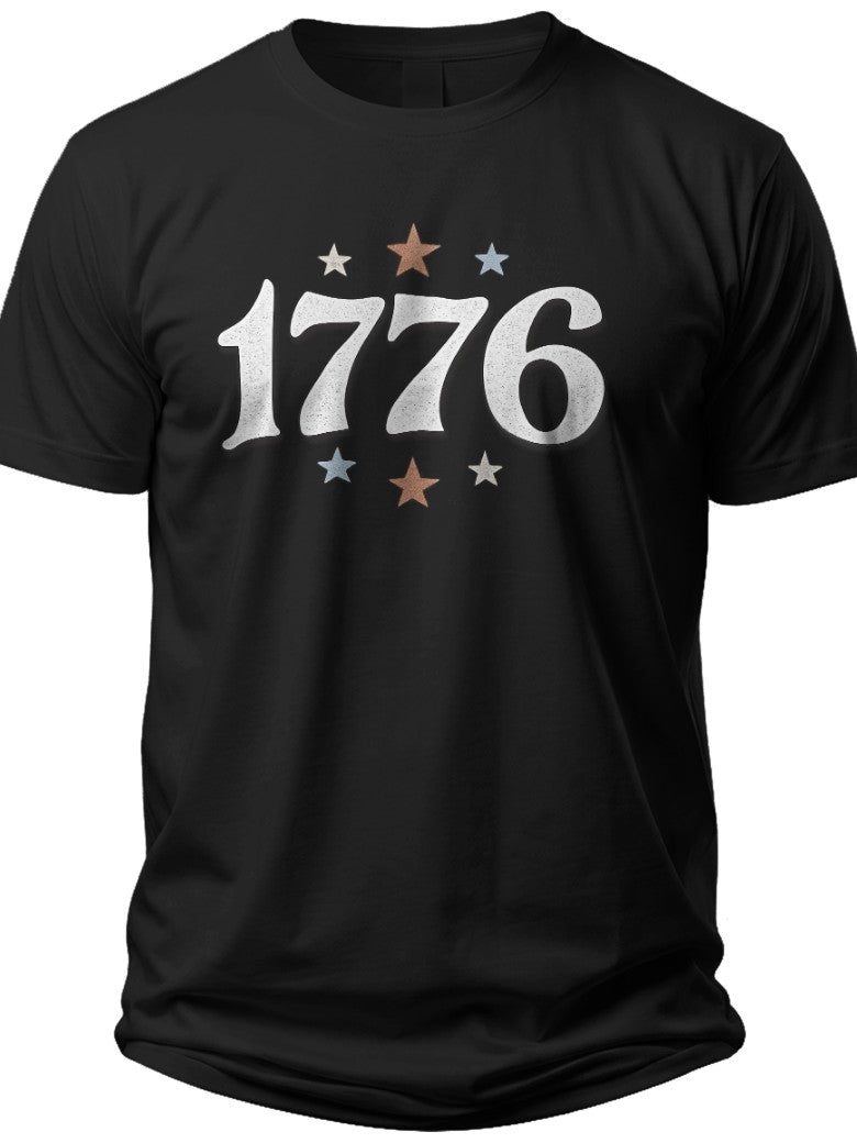 Vintage 1776 Patriot Shirts for Men - Adult Unisex Tee