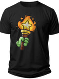 Tiny Torch of Freedom Toddler Usa Shirt - Adult Unisex Tee