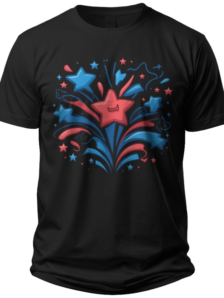Star Spangled Play Usa Kids Shirt - Adult Unisex Tee