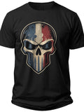 Rugged Patriot Skull Patriot Shirts for Men - Adult Unisex Tee