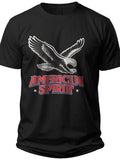 Retro American Spirit Red White and Blue Shirts for Men - Adult Unisex Tee