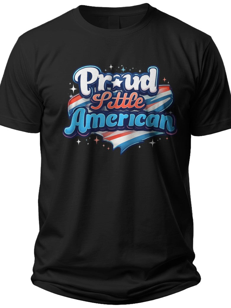 Proud Little American Usa Kids Shirt - Adult Unisex Tee