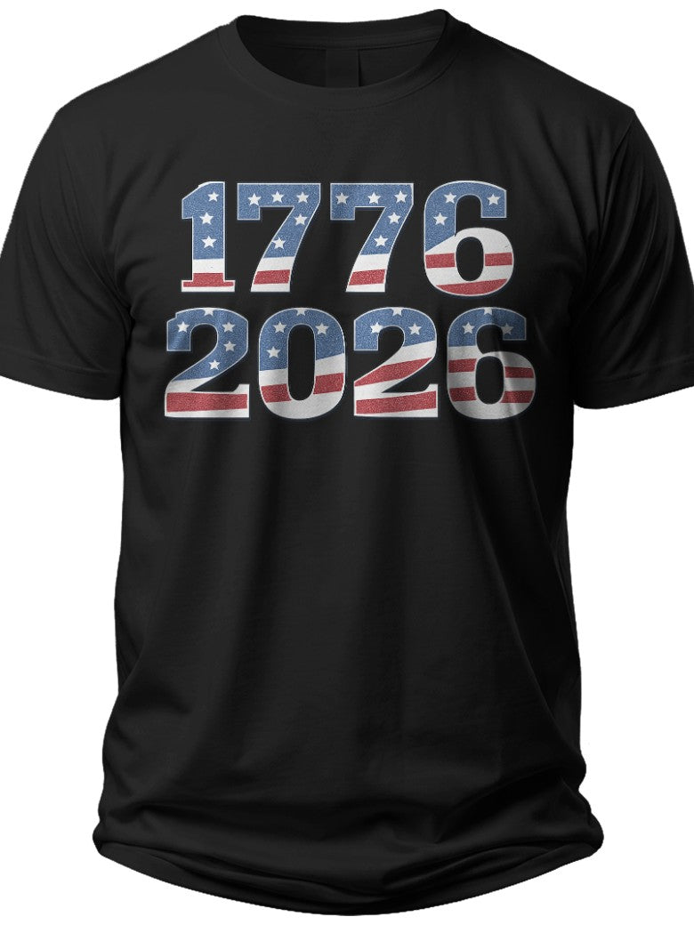 Patriotic Timeline 250 Years America Shirt - Adult Unisex Tee