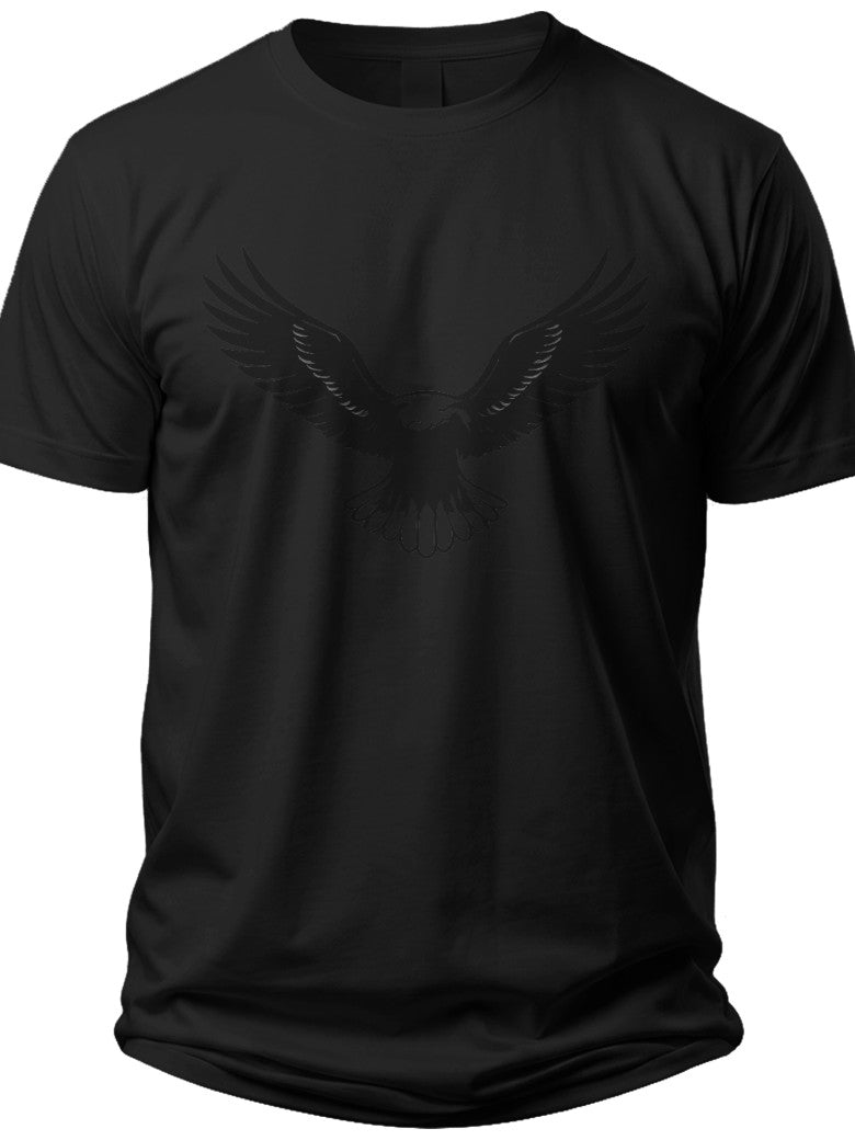 Patriotic Eagle Silhouette Usa Tshirt - Adult Unisex Tee