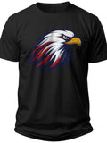 Patriotic Eagle Head America Tshirt - Adult Unisex Tee