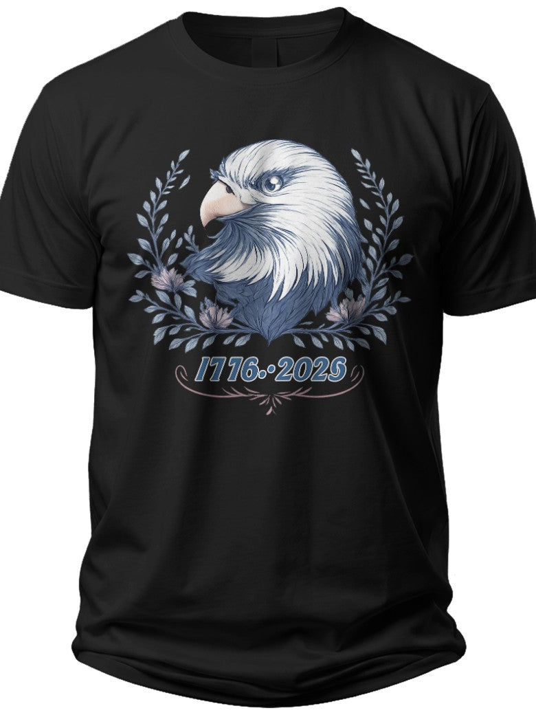 Patriotic Bloom 250th Anniversary Usa Shirt for Women - Adult Unisex Tee