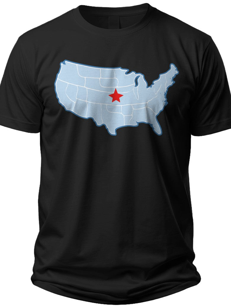 My Home USA Map Toddler Usa Shirt - Adult Unisex Tee