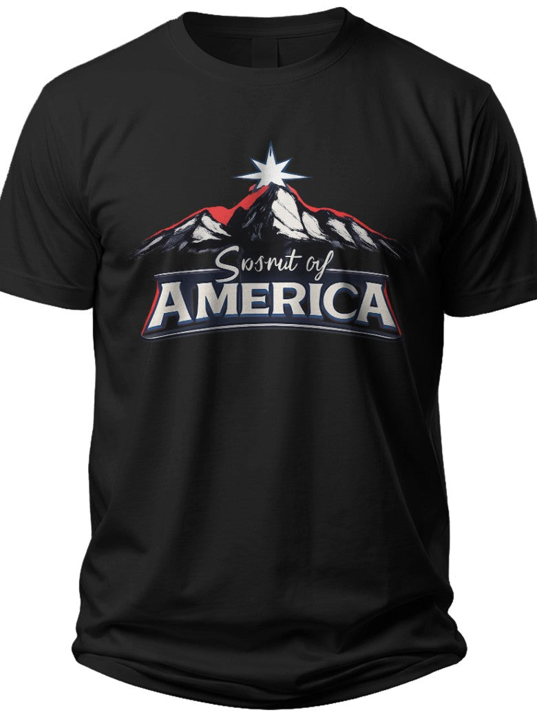 Mountain Spirit Usa Mens Shirt - Adult Unisex Tee