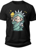 Mini Liberty Pal Usa Kids Shirt - Adult Unisex Tee