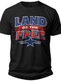 Land of the Free Men's Patriotic T-shirts - Adult Unisex Tee