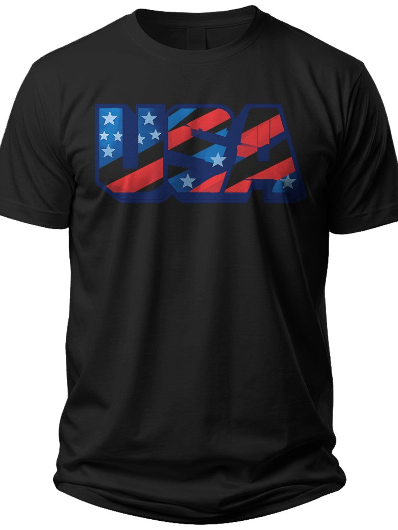 Geometric USA Usa Mens Shirt - Adult Unisex Tee