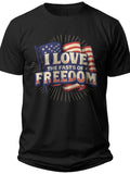 Freedom Taste Typography I Love the Taste of Freedom Shirt - Adult Unisex Tee