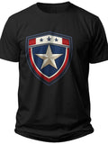 Founding Spirit Shield Mens Patriotic Polo Shirts - Adult Unisex Tee
