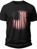 Distressed USA Flag American Flag T Shirts for Men - Adult Unisex Tee