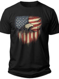 Distressed Flag Art Mens American Flag Shirt - Adult Unisex Tee