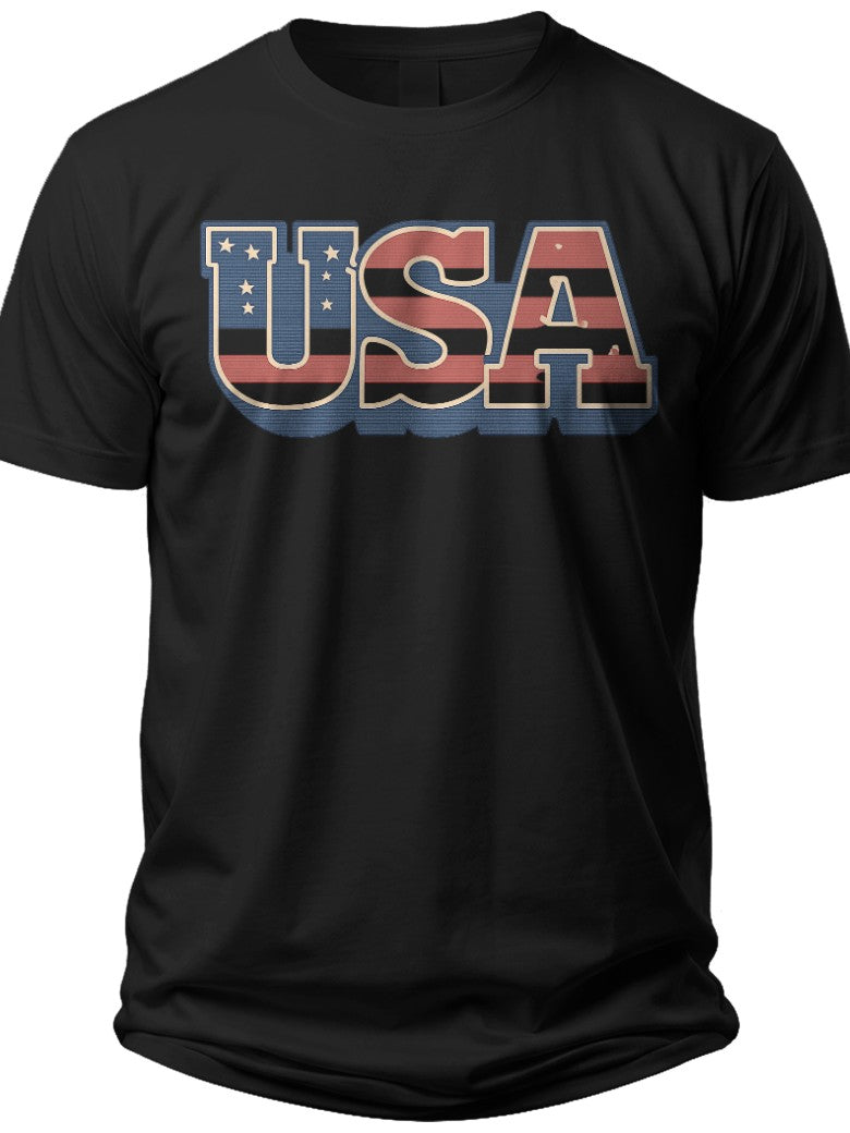 Classic USA Usa T Shirts - Adult Unisex Tee