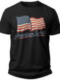 Classic American Spirit Mens American Flag Shirt - Adult Unisex Tee