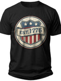 Classic 1776 Emblem American Shirt - Adult Unisex Tee