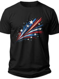 Abstract Star Stripes Usa T Shirt - Adult Unisex Tee