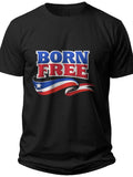 Born Free Typography Freedom Shirt - Adult Unisex Tee