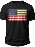 Vintage USA Flag Womens American Flag Shirt - Adult Unisex Tee