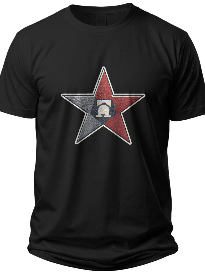 Vintage Patriot Star America T Shirt - Adult Unisex Tee