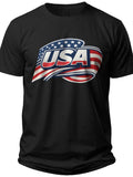 USA Star Stripes Womens American Flag Shirt - Adult Unisex Tee