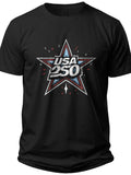 USA 250 Starburst Mens 250th Anniversary Usa Shirt - Adult Unisex Tee