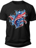 Stars & Stripes Flow American Flag Button Up Shirt - Adult Unisex Tee