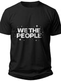 Starry Constitutional Text We the People T Shirt Women - Adult Unisex Tee