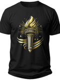 Spirit of Independence Torch Mens 250th Anniversary Usa Shirt - Adult Unisex Tee