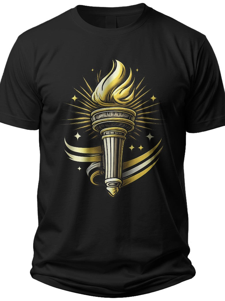 Spirit of Independence Torch Mens 250th Anniversary Usa Shirt - Adult Unisex Tee