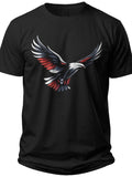 Soaring Freedom Eagle Red White and Blue Shirt - Adult Unisex Tee