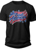 Proud American Wave Womens Usa Shirt - Adult Unisex Tee